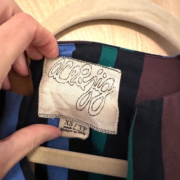 Ace & Jig boxy striped shirt, size XS - Picture 2 of 2